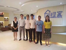 熱烈祝賀無錫曾總、陳總團隊成功加入創(chuàng)綠家！