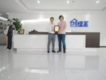 熱烈祝賀羅總簽約創(chuàng)綠家江蘇省南京市區(qū)級(jí)代理！